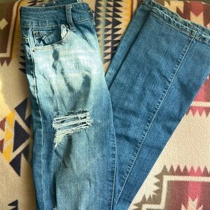 Blue spice jeans, mid rise bootcut!!